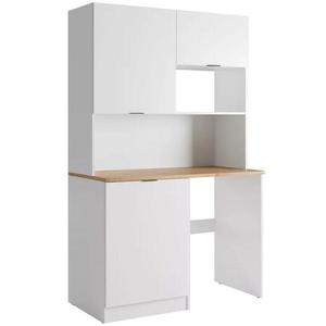 Príborník Luna biela doska dub artisan vyobraziť