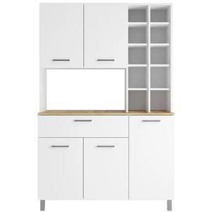 Príborník Italy biela doska dub artisan vyobraziť