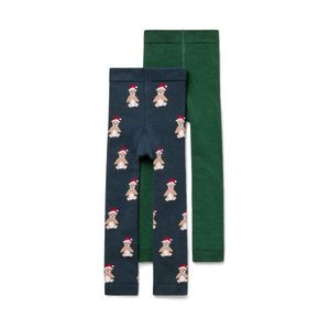 Detské termolegínsy, 2 ks, plyšový medvedík vyobraziť