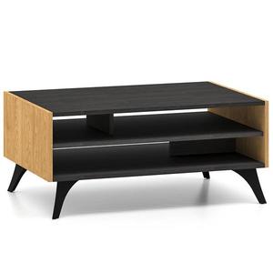 Konferenčný stolík Toscania 07 Dub Dune/jaseň čierny vyobraziť