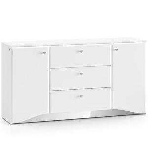 Komoda Glamour 02 biela lesklá vyobraziť