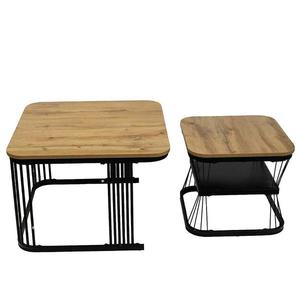 Zestaw Konferenčný Stolíków Pmc-2508 Prírodná/Čierna vyobraziť