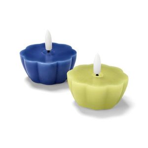 Plávajúce LED čajové sviečky z pravého vosku, 2 ks vyobraziť