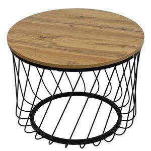 Konferenčný Stolík Pmc-Ct2516-2 Prírodná/Čierna vyobraziť