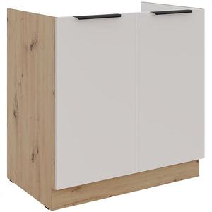 Kuchynská skrinka Solea cashmere/artisan 80ZL 2F BB vyobraziť