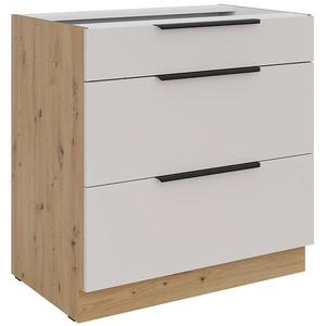 Kuchynská skrinka Solea cashmere/artisan 80D 3S BB vyobraziť