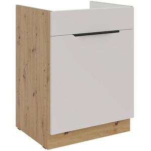 Kuchynská skrinka Solea cashmere/artisan 60ZL 1S BB vyobraziť