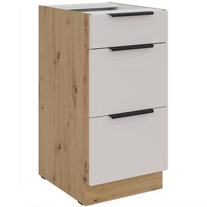 Kuchynská skrinka Solea cashmere/artisan 40D 3S BB vyobraziť