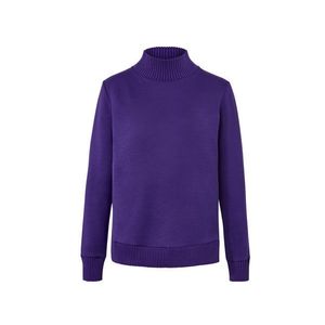 Mikina so stojačikom, bledofialová vyobraziť