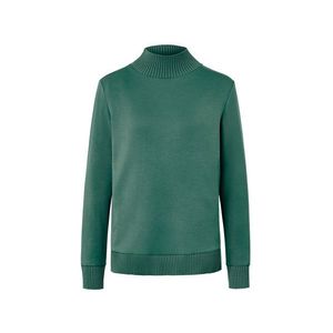 Mikina so stojačikom, zelená vyobraziť