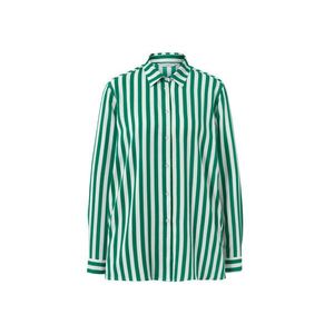 Prúžkovaná blúzka, zelená vyobraziť