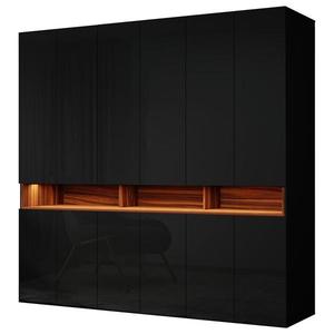 Skriňa s vybavením Laura 240 Čierna vyobraziť