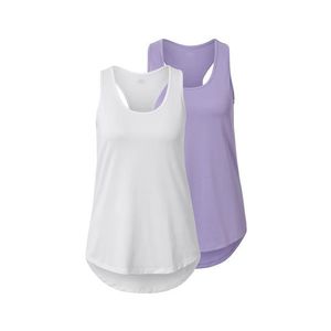 Funkčné topy, 2 ks, orgovánový a biely vyobraziť