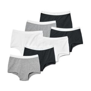 Detské nohavičky, 7 ks, sivé, biele/čierne vyobraziť