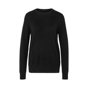 Pulóver z jemnej pleteniny s kašmírom, čierny vyobraziť