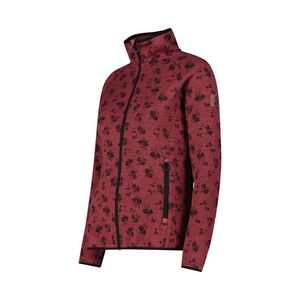 CMP dámska bunda z pleteného flaušu, červená vyobraziť