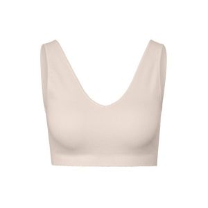Bezšvová podprsenka, krémová vyobraziť