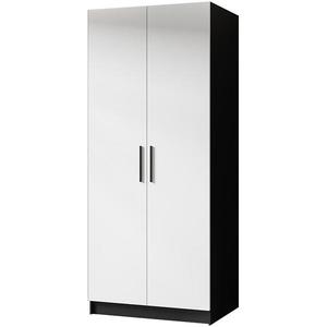 Skriňa Gold 2d Čierna/Biela vyobraziť