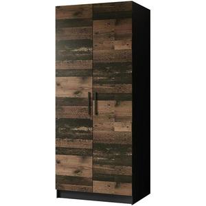 Skriňa Gold 2d Čierna/Old Style vyobraziť