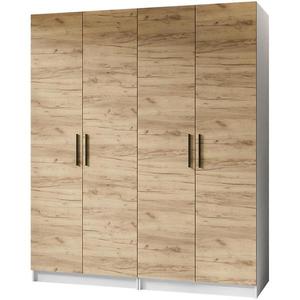 Skriňa X2 Gold 2d Biela/Dub Craft Zlatý vyobraziť