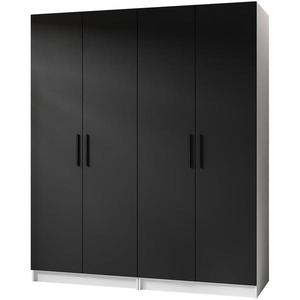 Skriňa X2 Gold 2d Biela/Čierna vyobraziť