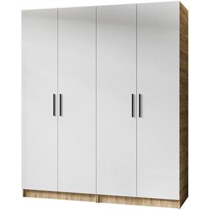 Skriňa X2 Gold 2d Dub Craft Zlatý/Biela vyobraziť