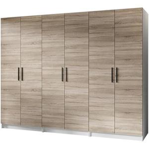 Skriňa X3 Gold 2d Biela/Dub Sonoma vyobraziť