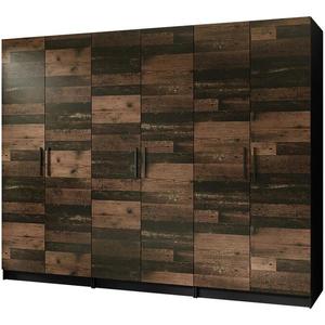 Skriňa X3 Gold 2d Čierna/Old Style vyobraziť