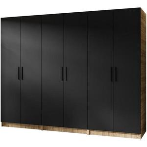 Skriňa X3 Gold 2d Dub Craft Zlatý/Čierna vyobraziť