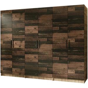 Skriňa X3 Gold 2d Dub Craft Zlatý/Old Style vyobraziť