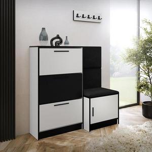 Skrinka na topánky Kpl Foli Biela + Čierna (ITAKA 15) vyobraziť