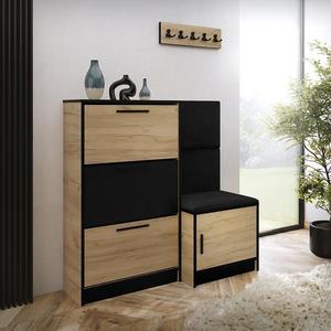 Skrinka na topánky Kpl Foli Craft + Čierna (ITAKA 15) vyobraziť