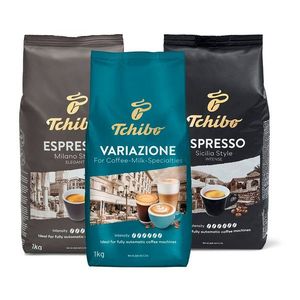 Ochutnávkový set 3 kg zrnkovej kávy Tchibo vyobraziť