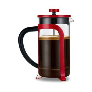 Kanvica french press 800 ml, 6 šálok, červená vyobraziť