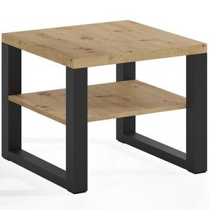 Konferenčný stolík Mona 600 + Polica Artisan/čierna vyobraziť