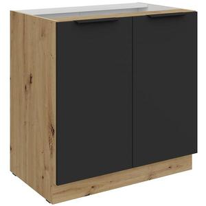 Kuchynská skrinka Aria-Bl/Ar Anti Fingerprint 80d 2f Bb vyobraziť