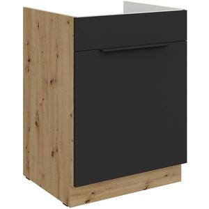 Kuchynská skrinka Aria-Bl/Ar Anti Fingerprint 60zl 1s Bb vyobraziť