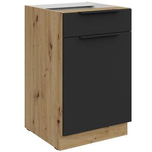 Kuchynská skrinka Aria-Bl/Ar Anti Fingerprint 50d 1f 1s Bb vyobraziť