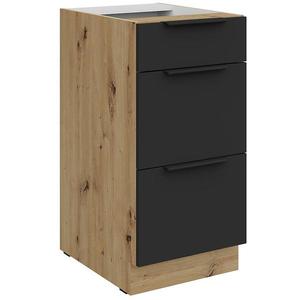 Kuchynská skrinka Aria-Bl/Ar Anti Fingerprint 40d 3s Bb vyobraziť