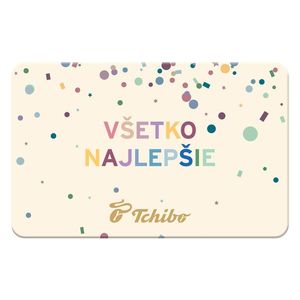 Digitálna darčeková karta »Všetko najlepšie« vyobraziť