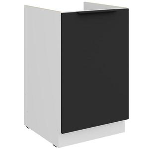 Kuchynská skrinka Aria-Bl/Wh Anti Fingerprint 50zl 1f Bb vyobraziť