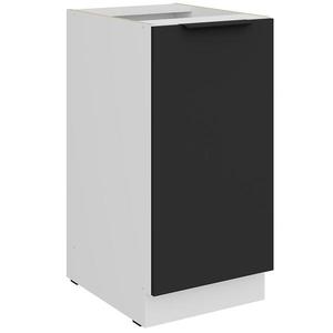 Kuchynská skrinka Aria-Bl/Wh Anti Fingerprint 40d 1f Bb vyobraziť