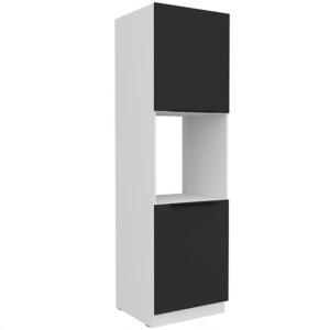 Kuchynská skrinka Aria-Bl/Wh Anti Fingerprint 60dp-210 2f vyobraziť