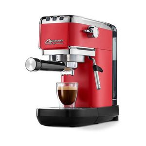 Pákový kávovar »Lapressa«, červený vyobraziť