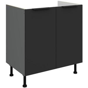 Kuchynská skrinka Aria-Bl/Ant Anti Fingerprint 80zl 2f Bb vyobraziť