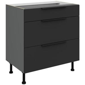 Kuchynská skrinka Aria-Bl/Ant Anti Fingerprint 80d 3s Bb vyobraziť