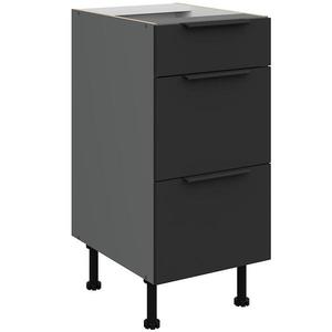 Kuchynská skrinka Aria-Bl/Ant Anti Fingerprint 40d 3s Bb vyobraziť