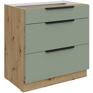 Kuchynská skrinka Aria-Sa/Ar Anti Fingerprint 80d 3s Bb vyobraziť