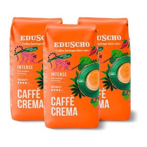 Eduscho Caffè Crema Intense - 3 x 1 kg zrnkovej kávy vyobraziť