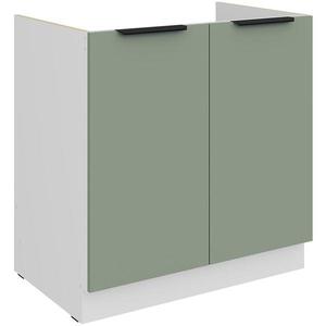 Kuchynská skrinka Aria-Sa/Wh Anti Fingerprint 80zl 2f Bb vyobraziť